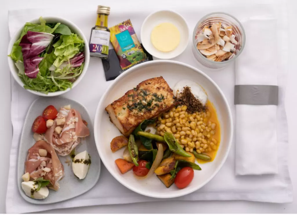 LATAM escala chef Débora Shornik e seu prato 