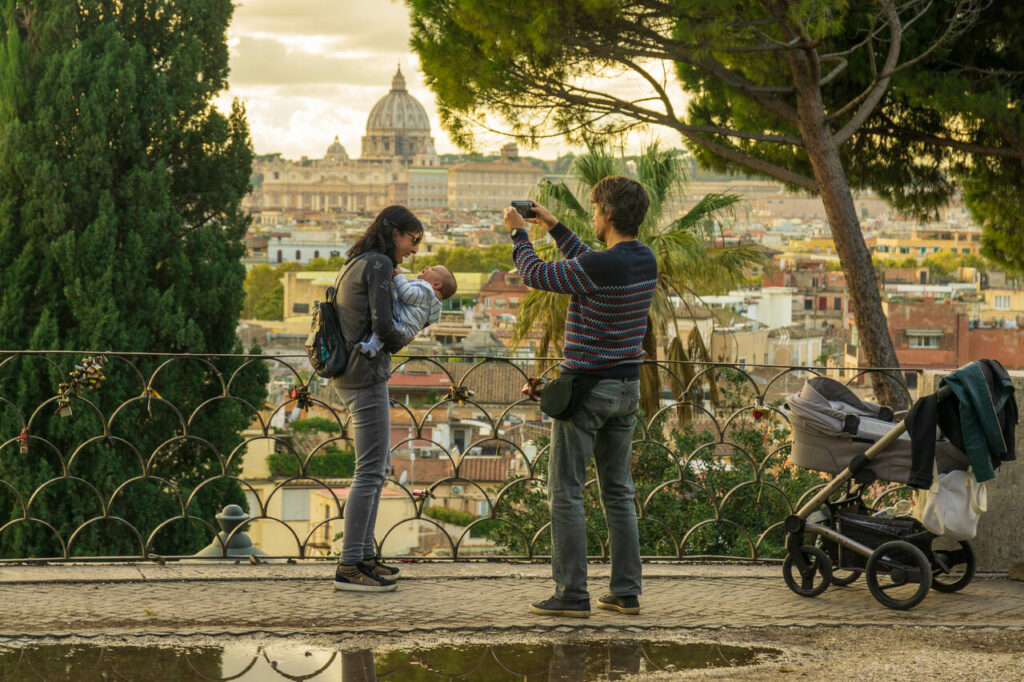 vista-do-Monte-Pinciano-Villa-Borghese-Roma-com-criancas